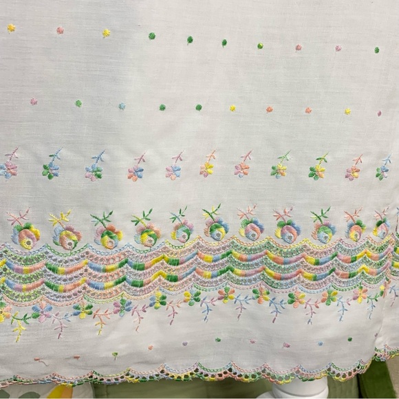 70s Eyelet Halter Dress - Picture 5 of 10